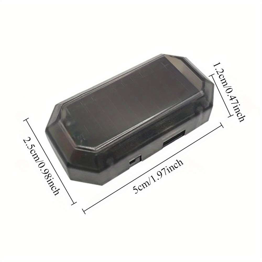 Solar Emergency Lights Color Red Quantity2Pcs