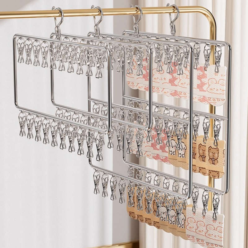 Clothes Rack 20 Clips Quantity 3 Pc