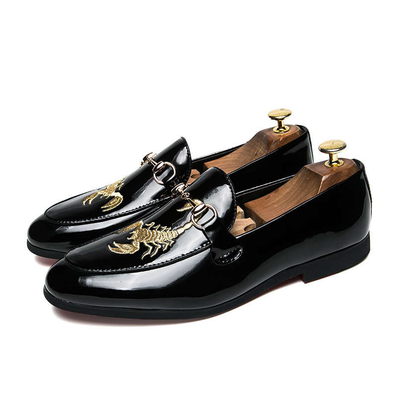 Mens Leather Shoes Color Black Sizeuk 7