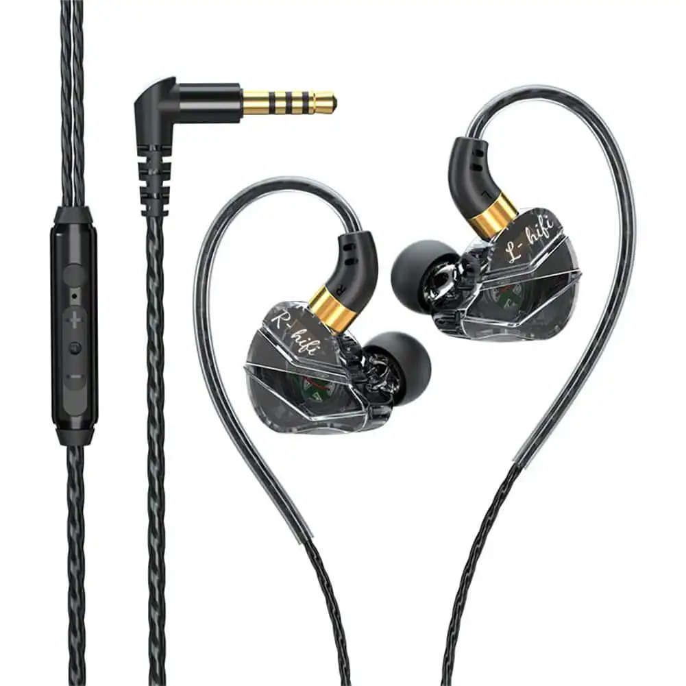 Wired Headphones Black 3.5Mm