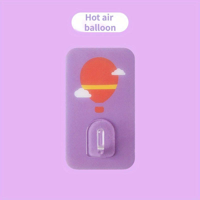 Set Of 5 Adorable Cartoon Wall Hooks That Are Adhesive And Items Random