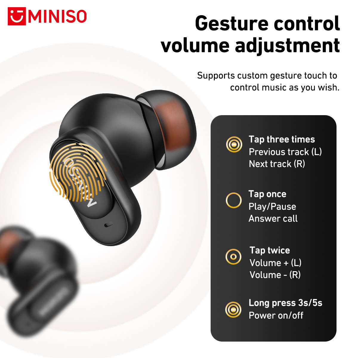 Wireless Headphones   Black