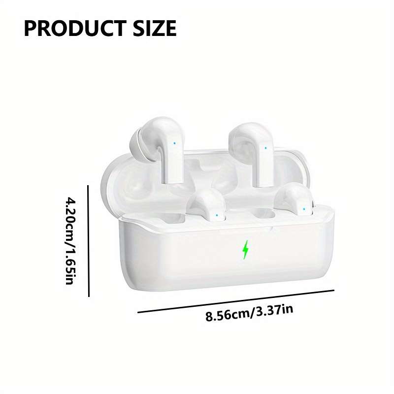 Rechargeable Wireless Earbuds Headphones Headset