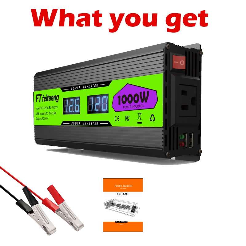 Inverter Model 2000W Itemsred Lcd 2Ac