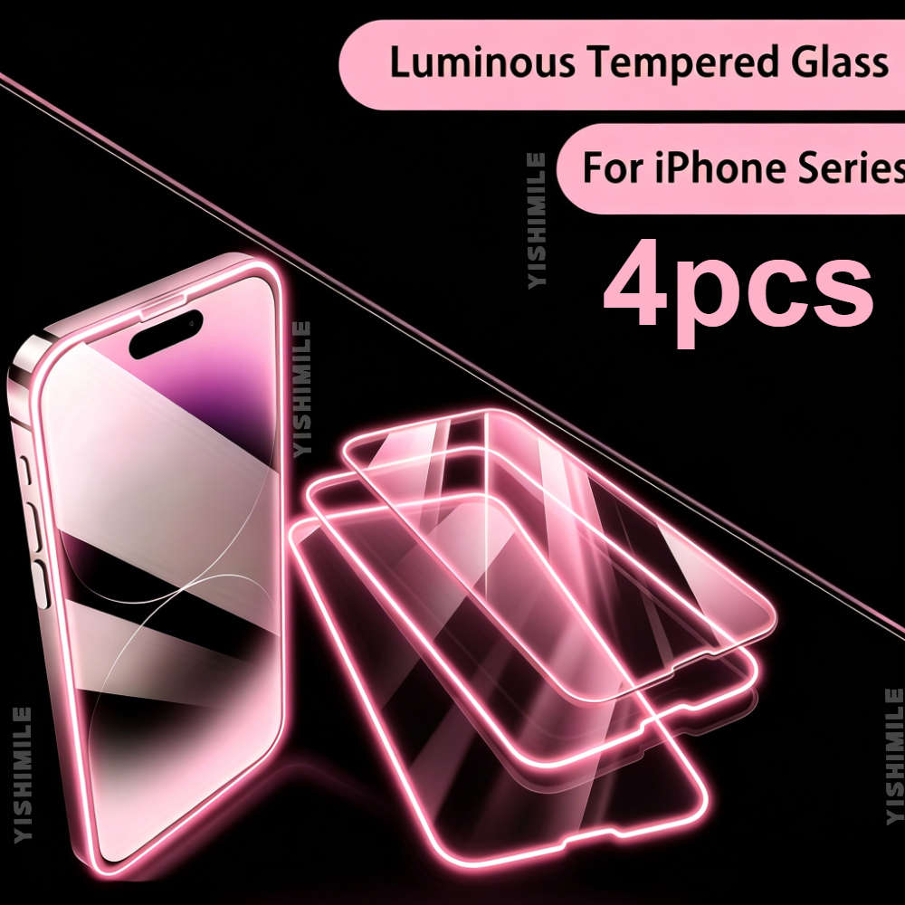 Screen Protector Color Pink Compatible Model Iphone 13