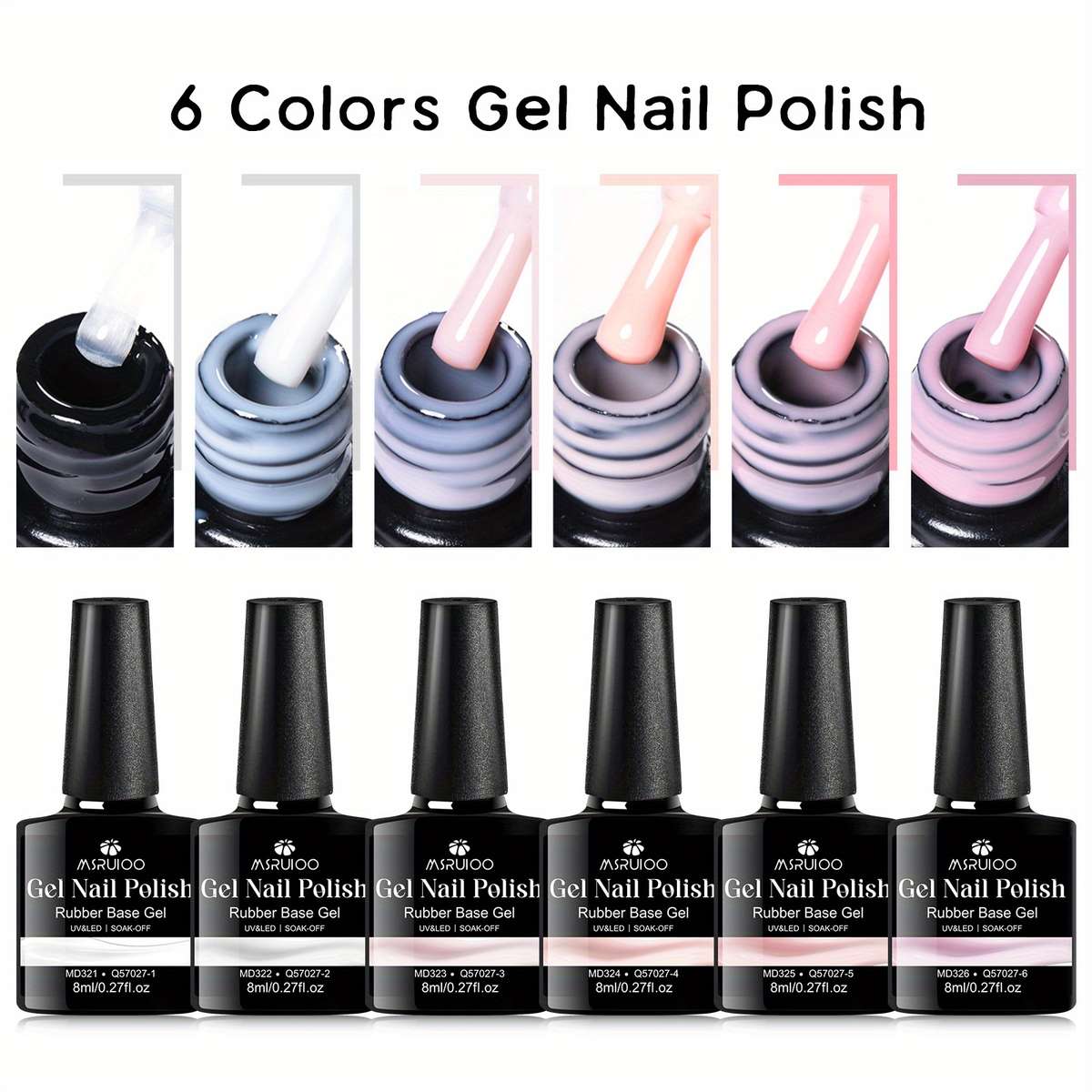 Nail Polish Color 6Pcs