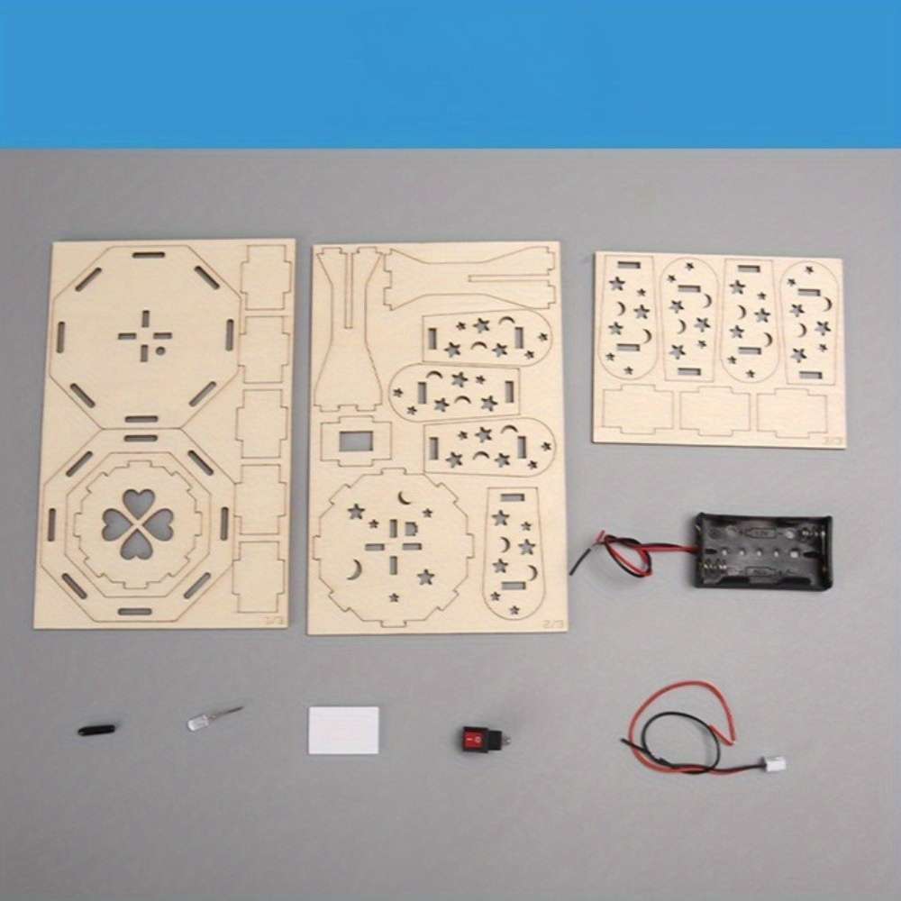 Building Toy Architectural Model Toy Set Color Colorful Desk Lamp