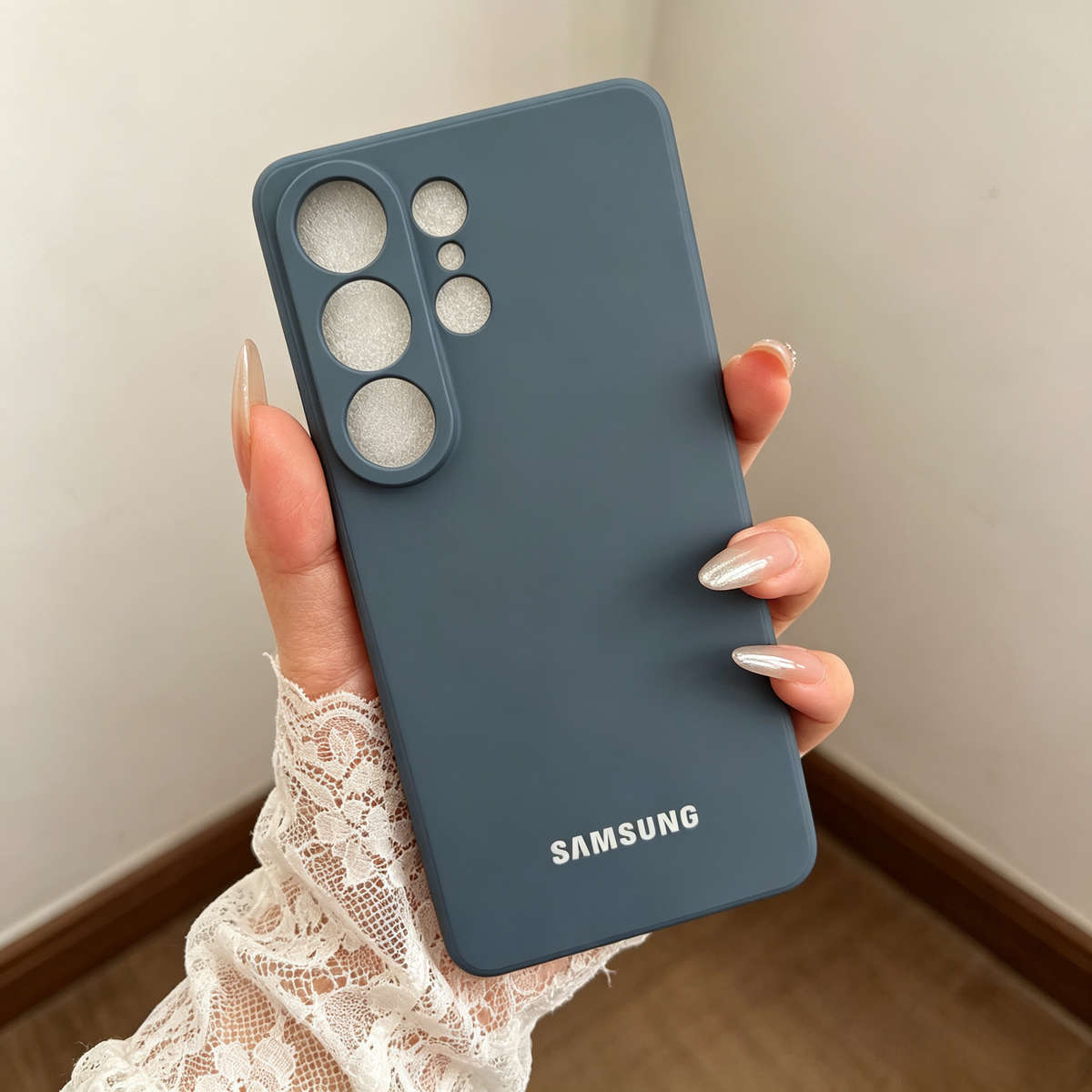 Phone Case Black Compatible Model Galaxy S22 5G