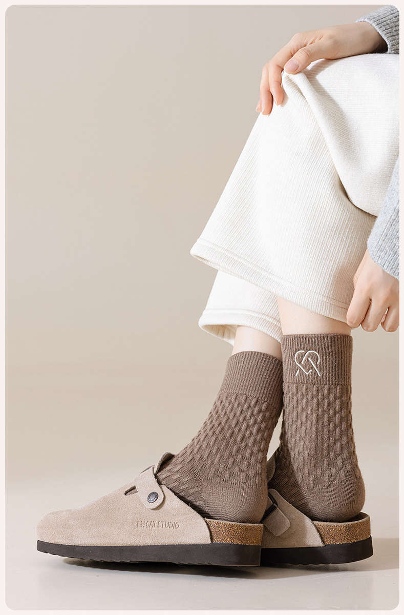 Women S Socks Color Dark Brown1 Quantity 3 Pairs
