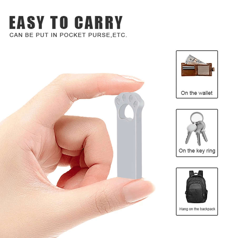Usb Flash Drive Color Silvery Storage 2Gb