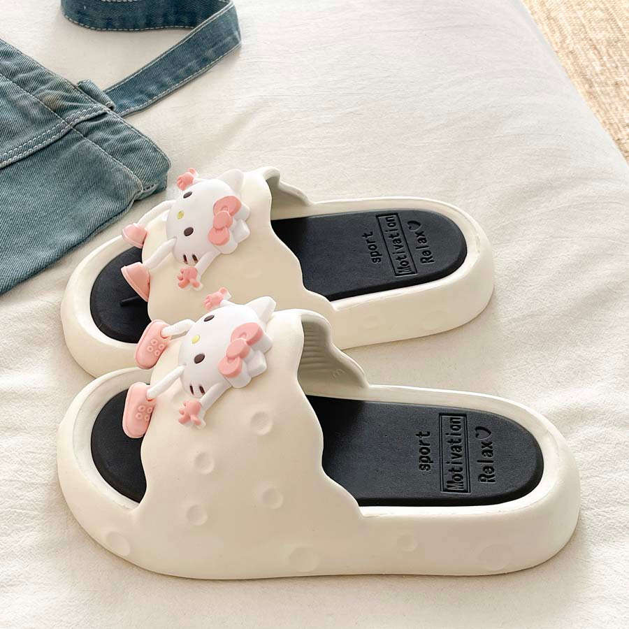 Sandals Color Black In White Size Uk 2.5 3