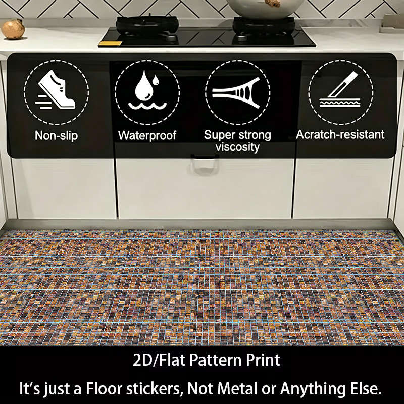 Self Adhesive Floor Stickers 11.81*11.81In30*30Cm