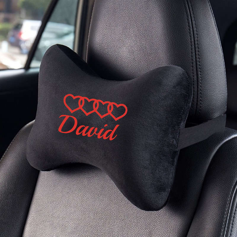 Car Seat Cushion Love Style Font 5