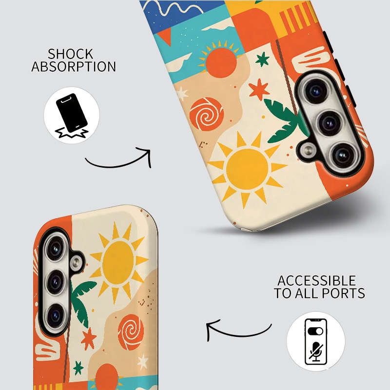 Phone Case Mixed Color 1 Compatible Model Galaxy A56