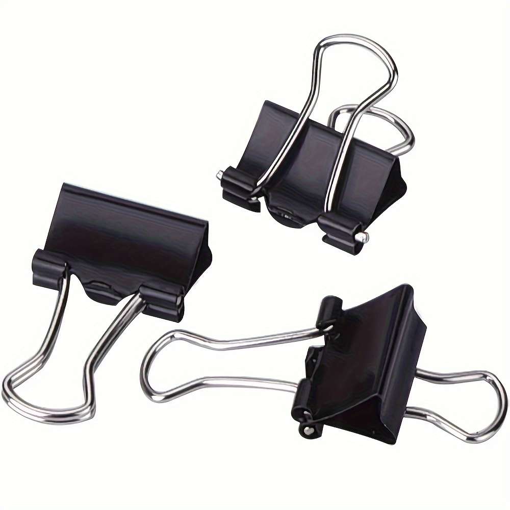 Clip Black Long Tail Clips 25Mm 30 Pieces