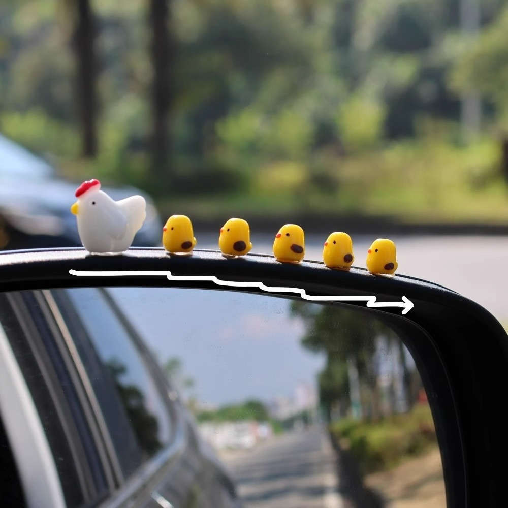 Car Interior Decor Items Old Hen  Add  5 Chicks