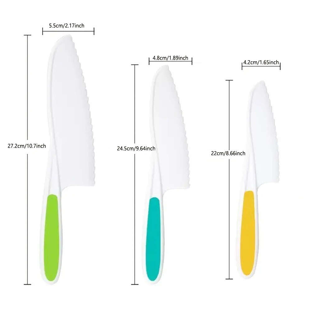 Bread And Cheese Knife Color 3 Piece Set