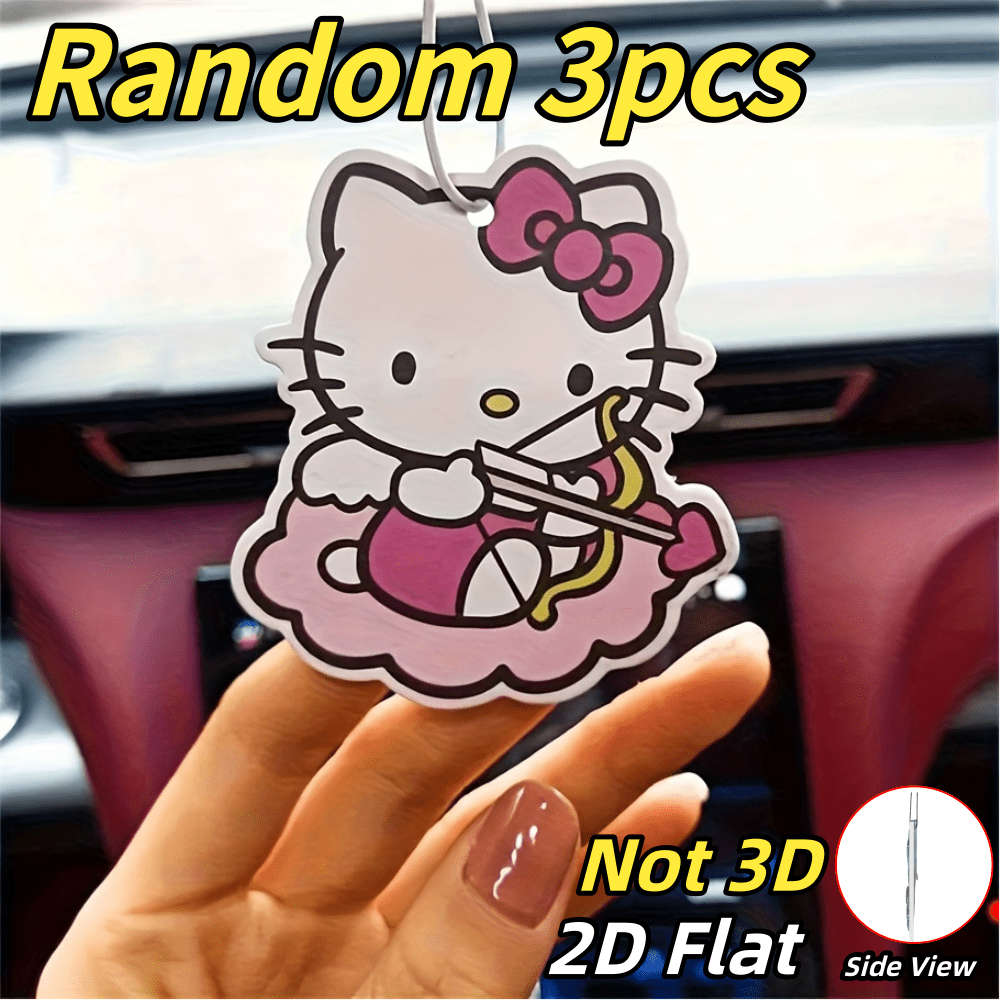 Car Interior Decor Color Random 3 Pcs   Hk Cat