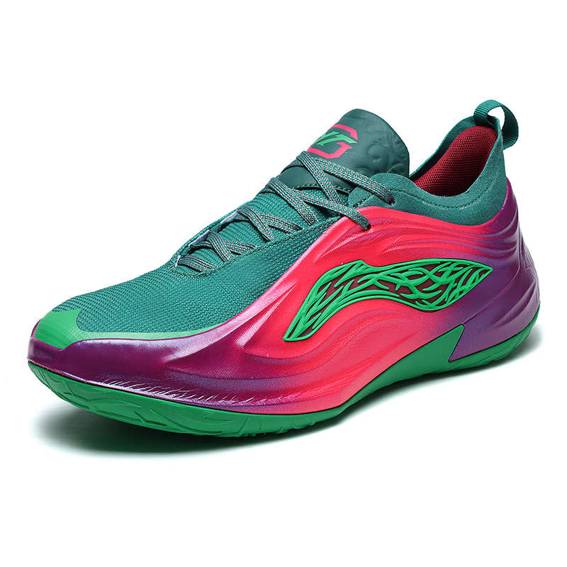 Sneakers Wine Red Green Size Uk 7