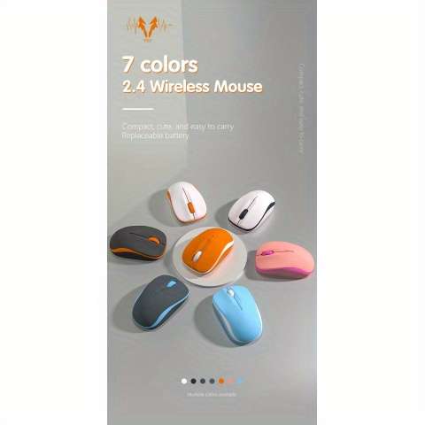 Mouse Color Gray Orange