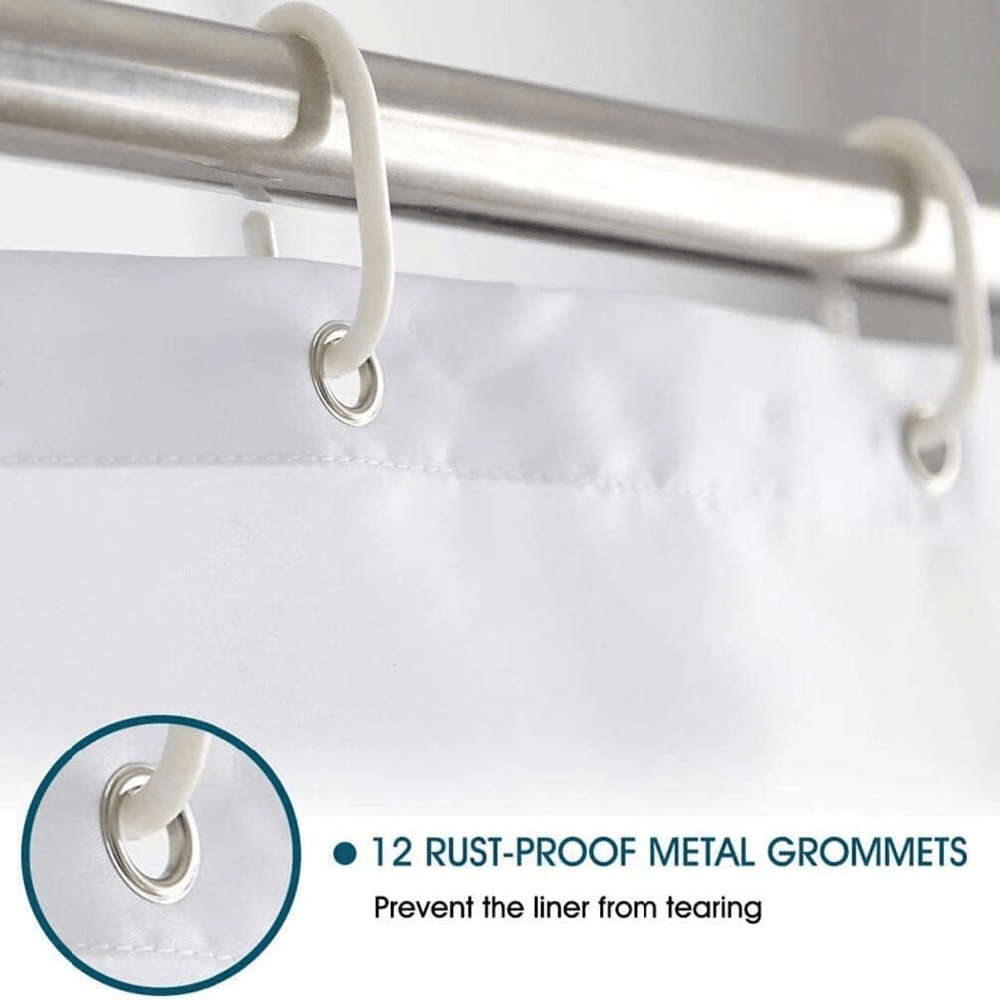 Waterproof Shower Curtain Size 3Pcs Mat