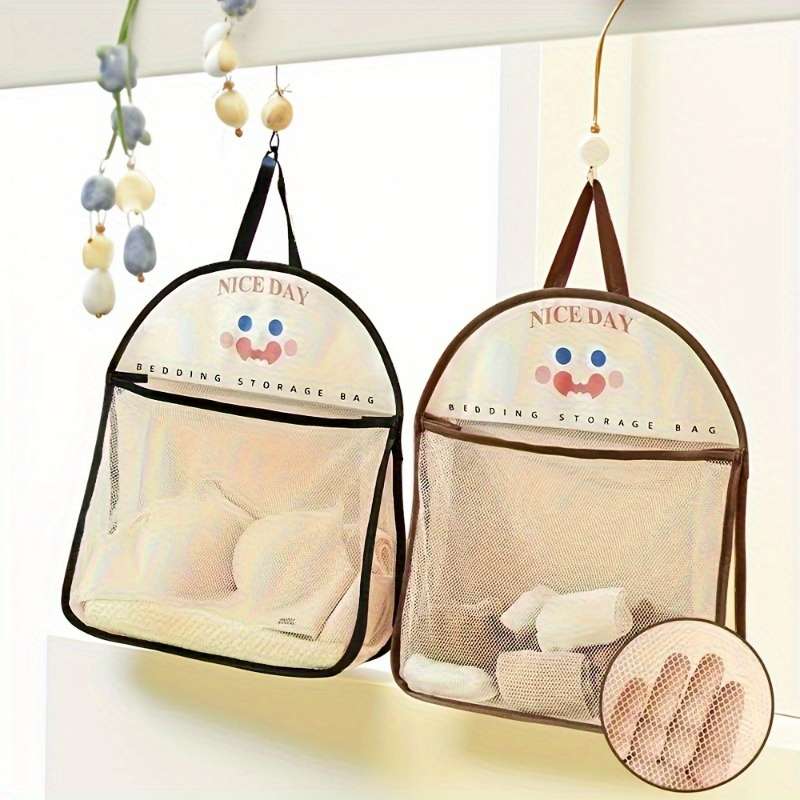 Elegant Versatile Durable Portable Large Capacity Hanging Storage Bag Polyester