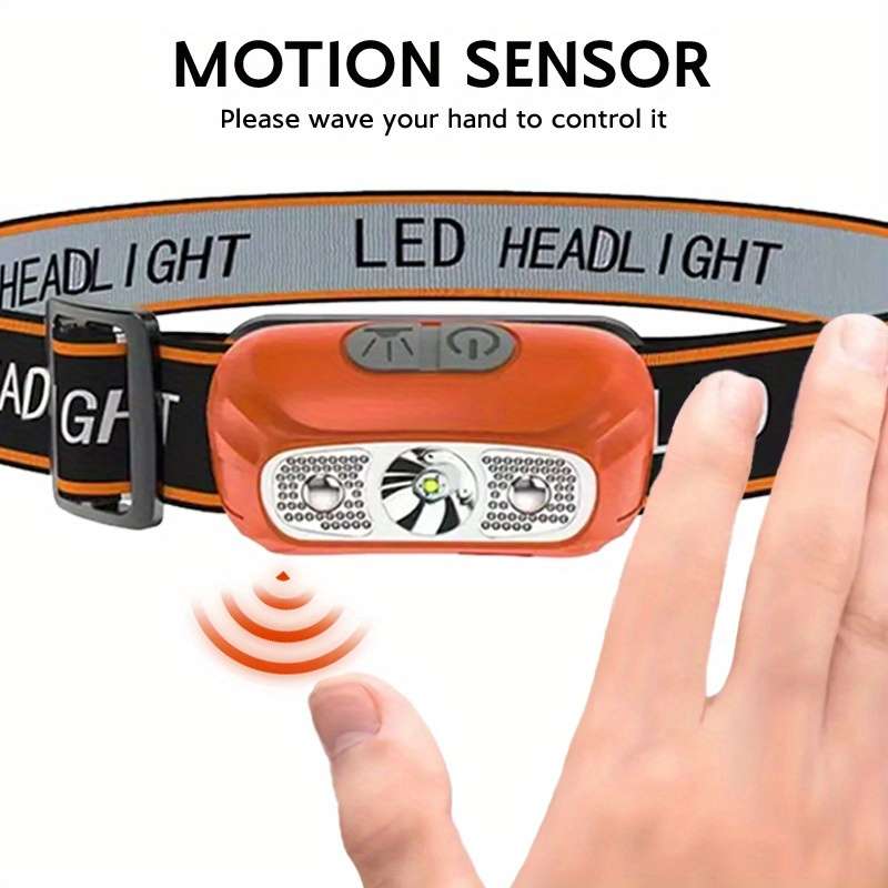 Portable Lamp Items Orange Headlight Quantity 1Pc