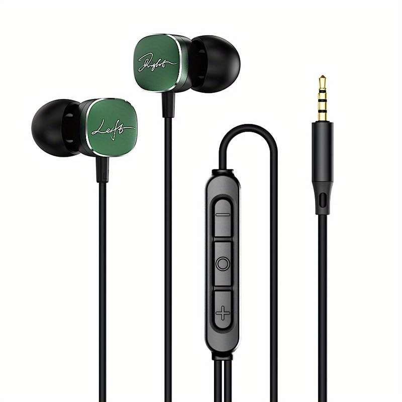 Wired Headphones Green Size 3.5Mm