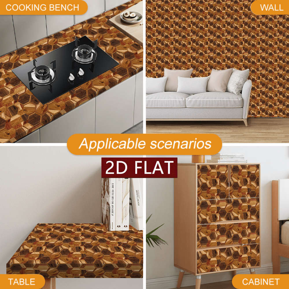 Self Adhesive Floor Stickers 7.87X7.87Inch 20X20Cm 10Pcs