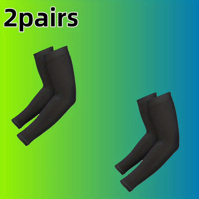 Sunscreen Sleeves Color Orange & Orange Set Of 2
