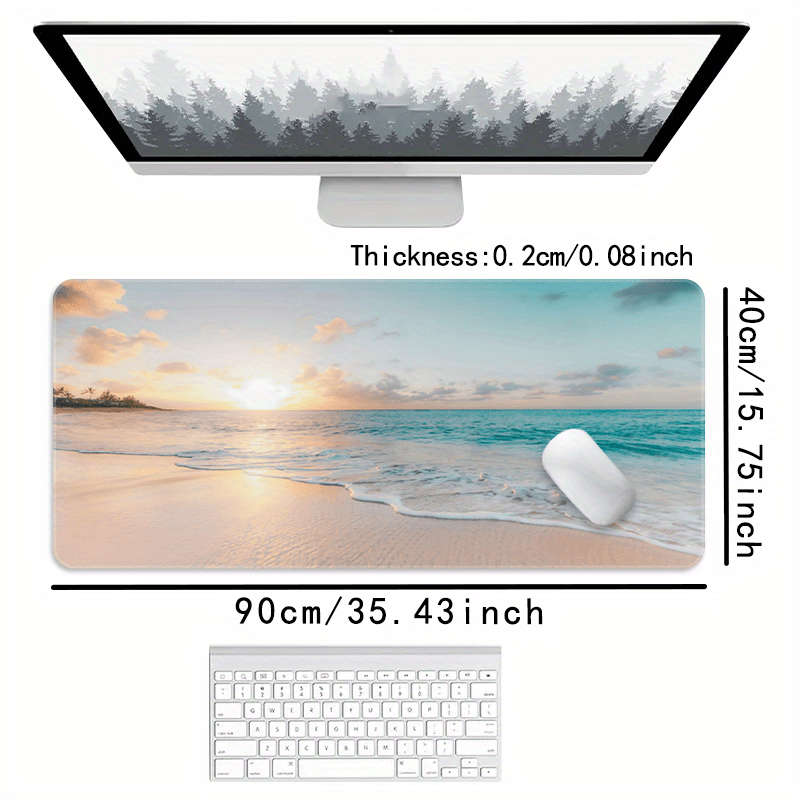 Mouse Pad Size 35.43X15.75Inch