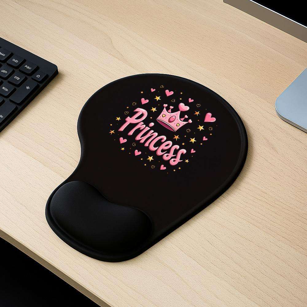 Versatile Stable Cute Princess Themed Mouse Desk For Graphic Designers Pink