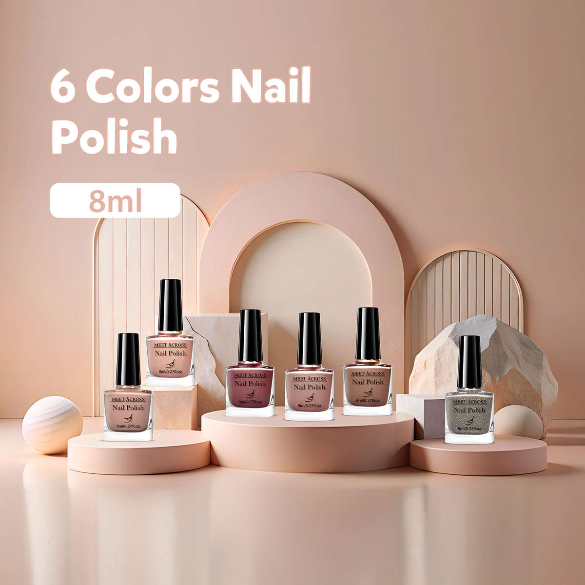 Nail Polish Color 6Pcsset