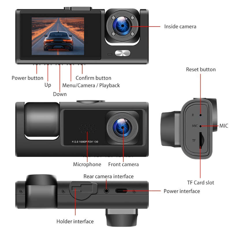 Dashcam Color 2 Camera