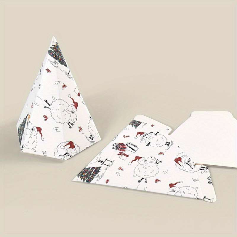 Christmas Gift Boxes Color White 10Pcs