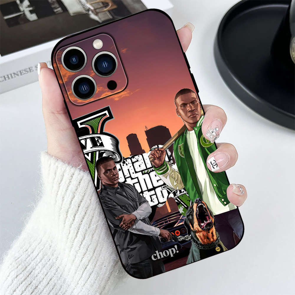1Pc Black For iPhone 11 Cartoon Cute Phone Case
