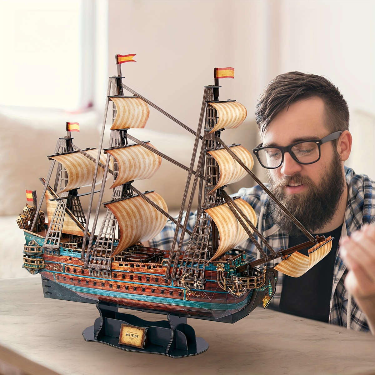 3D Jigsaw Puzzle Model Ship