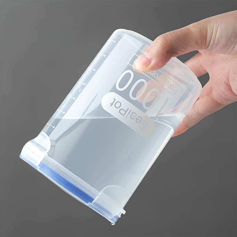 Sealed Jar Color 800Ml Transparent Quantity3Pcs