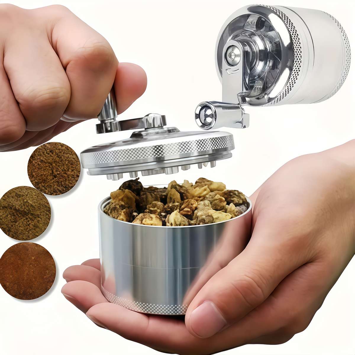 Grinder Color Silvery Size1