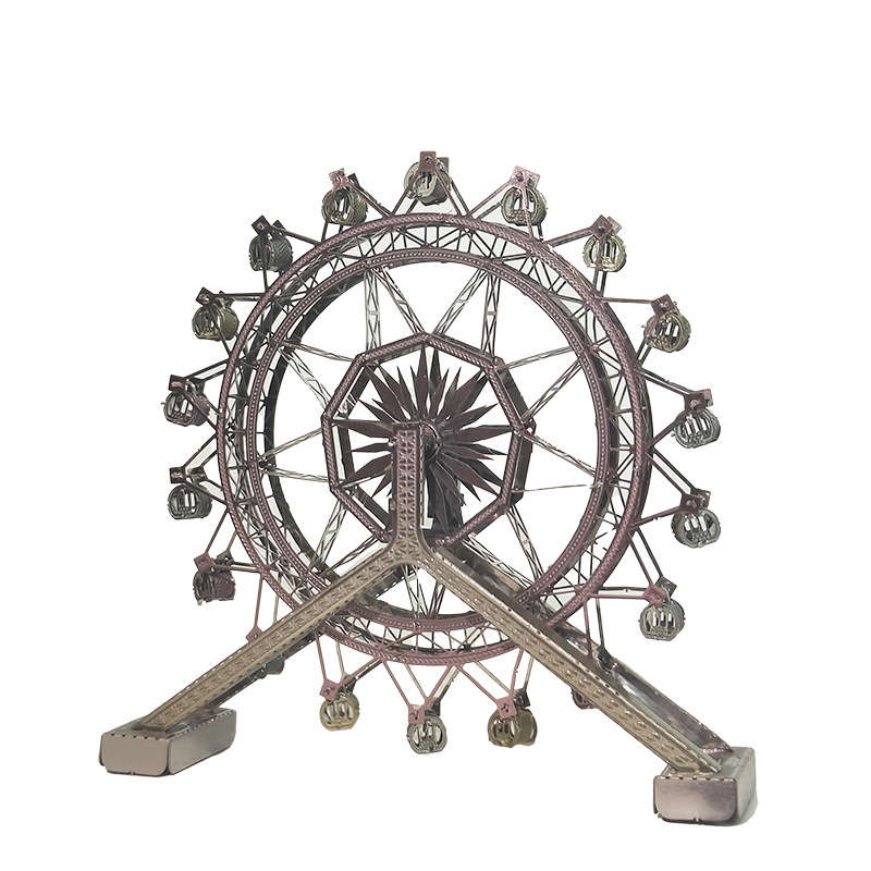 Building Toy Architectural Model Toy Set Color Ferris Wheel  Without Tools