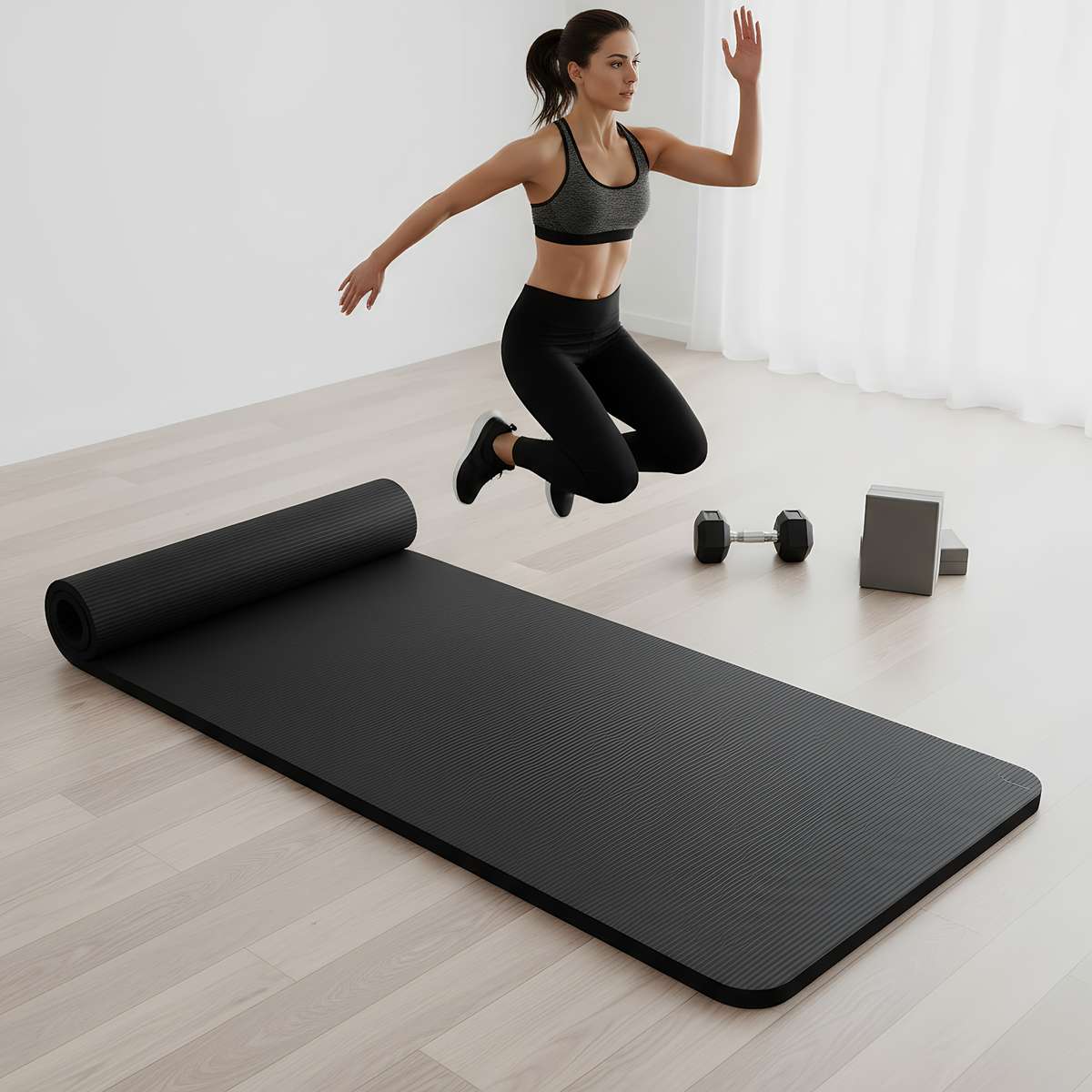 Yoga Mat 2Mblack