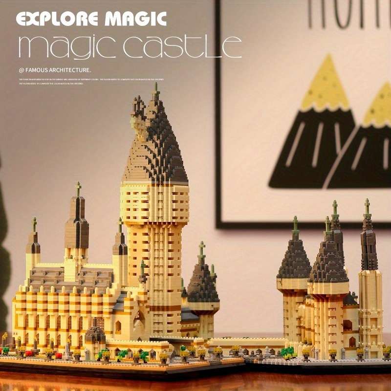 Building Toy Architectural Model Toy Set Color Magic Castle