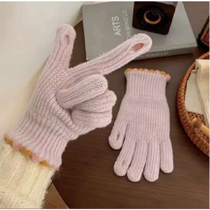 Gloves Color Green Sugar Beans
