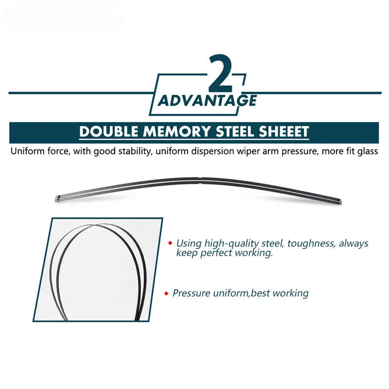 Windshield Wipers Size 66.04Cm 43.18Cm