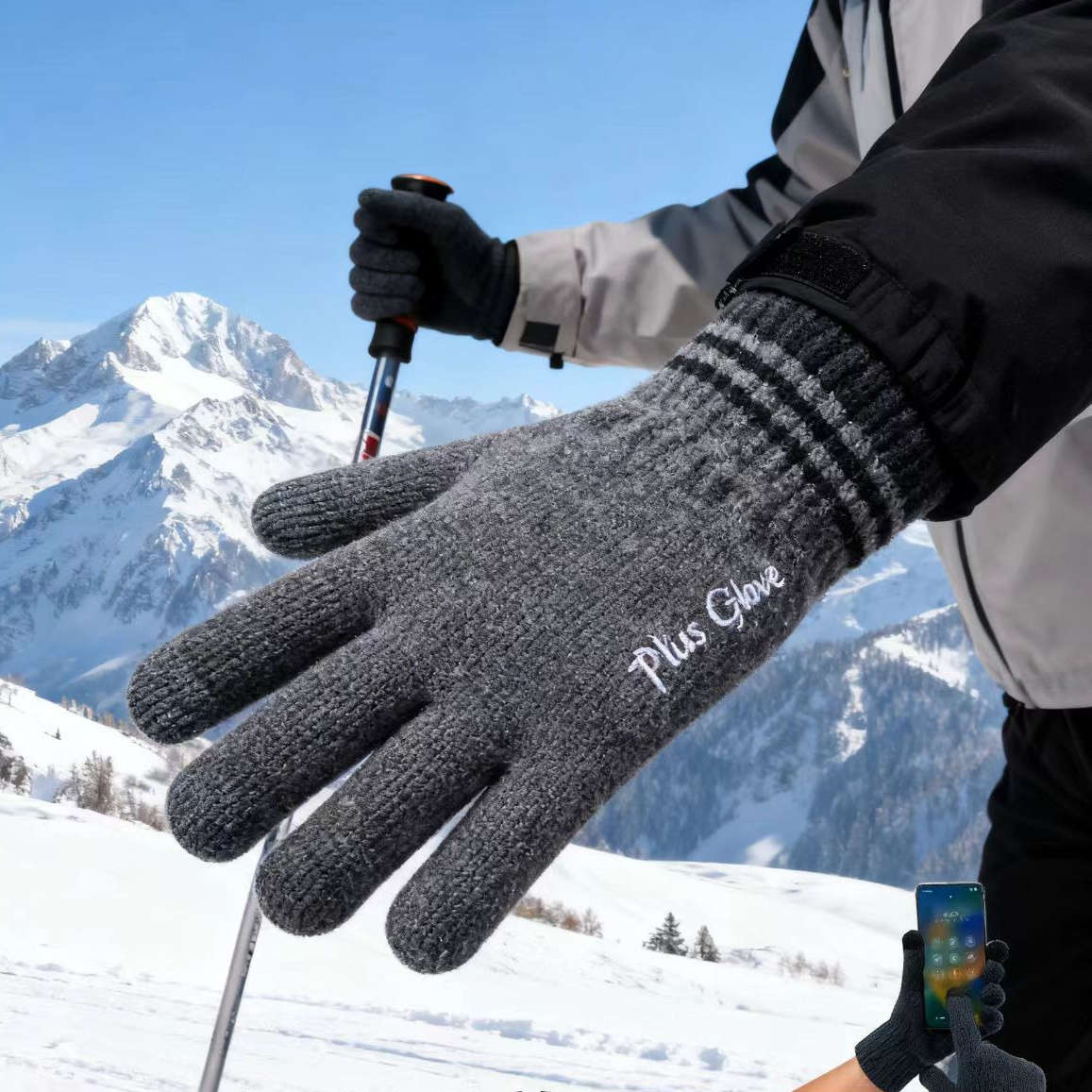 Gloves Color Deep Gray