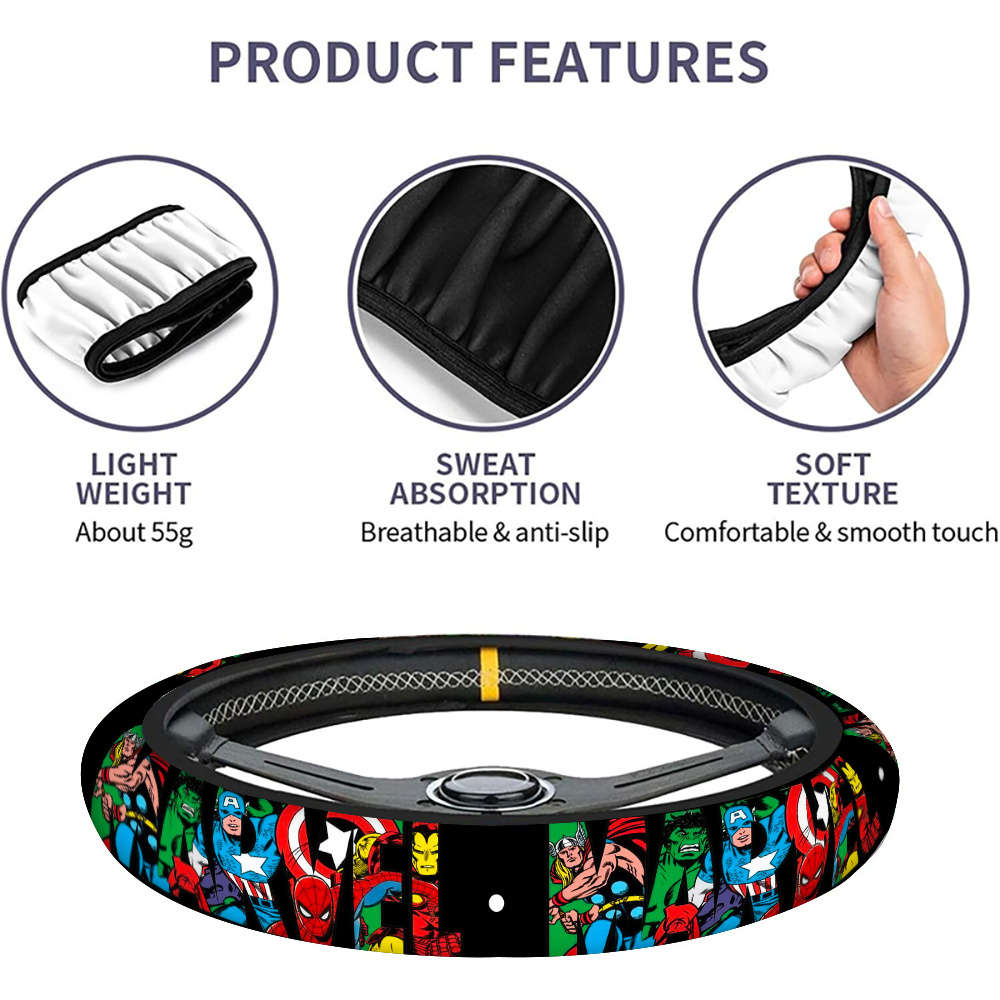 Car Steering Wheel Cover