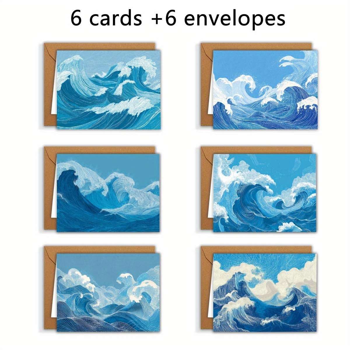 Greeting Cards Quantity 6Pcs