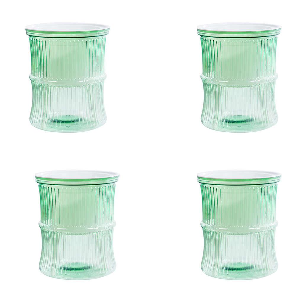 Flowerpot Color Green 4 Pieces