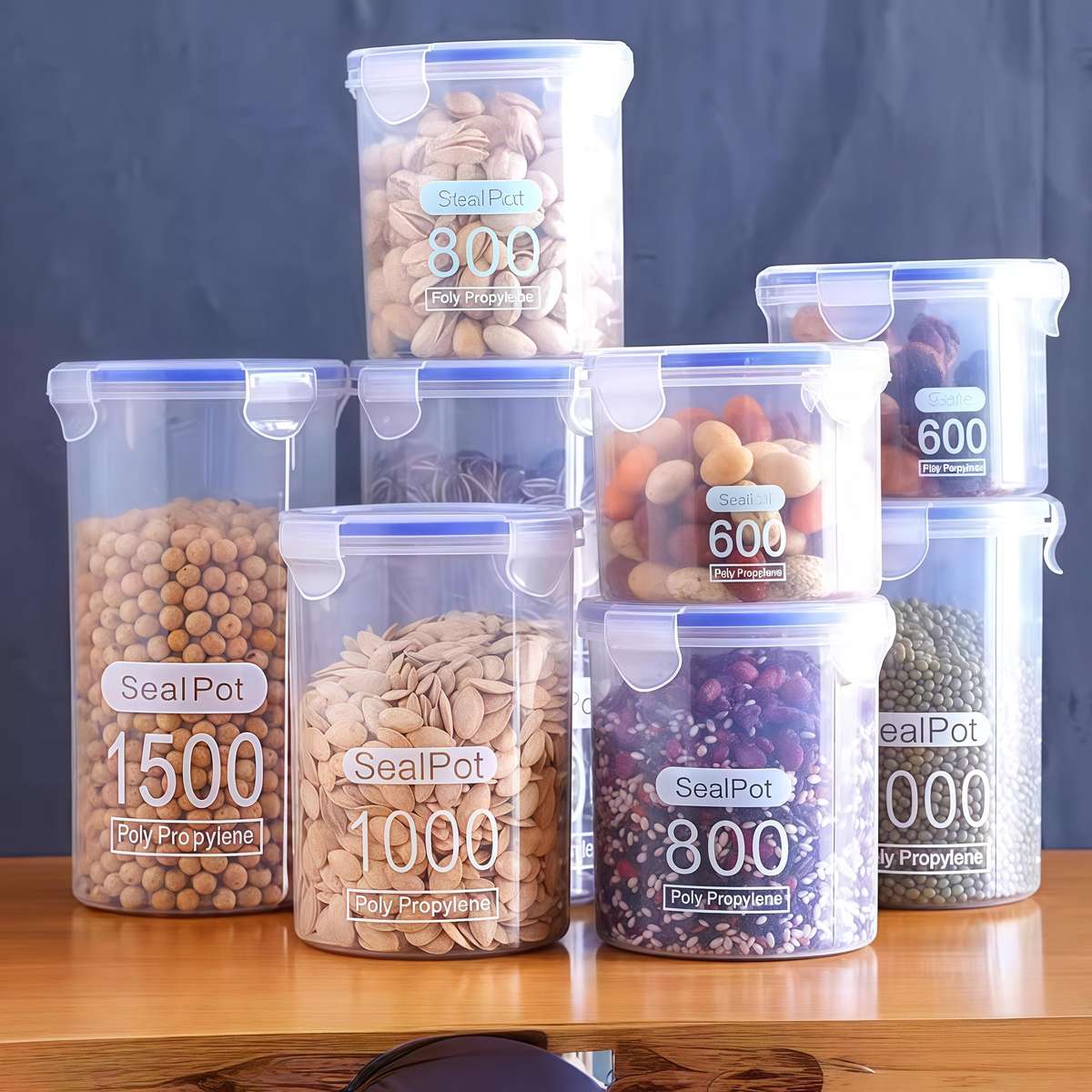 Sealed Jar Size 2Pcs 800Ml2Pcs 1000Ml Quantity4Pcs