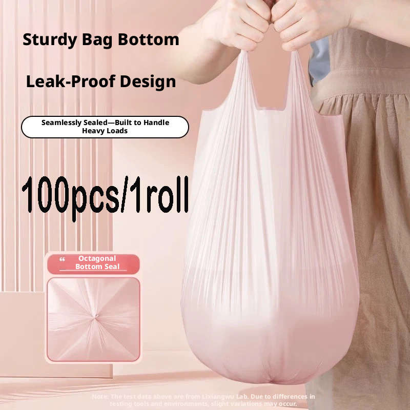 Trash Bagpink Colorquantity100Pcs1Roll